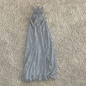 Night Way Collections Silver Lace Dress